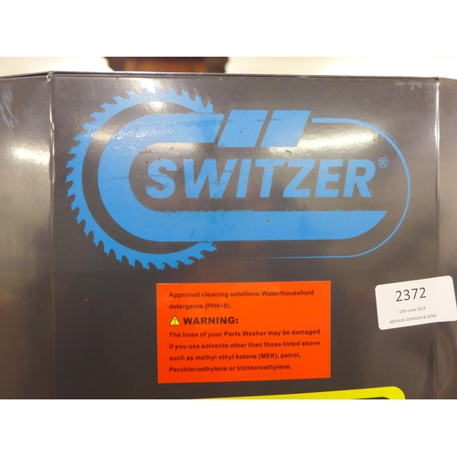 2372 - Switzer Enclosed Parts Washer With Auxiliary Heating System Cleaner Workshop- unused - W