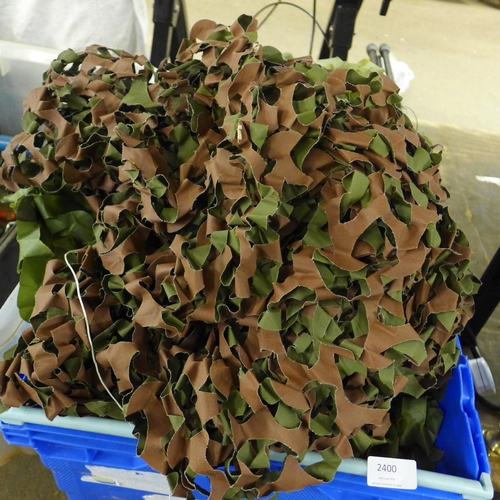 2400 - Bag of camouflage webbing