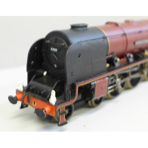 637 - A Hornby OO gauge locomotive and tender, Duchess of Buccleuch, boxed