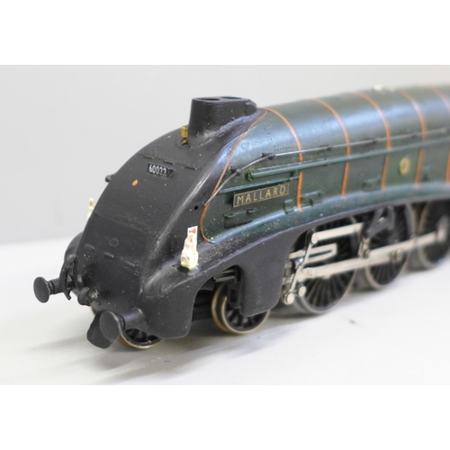 639 - A Hornby OO gauge locomotive and tender, Mallard, a/f, boxed