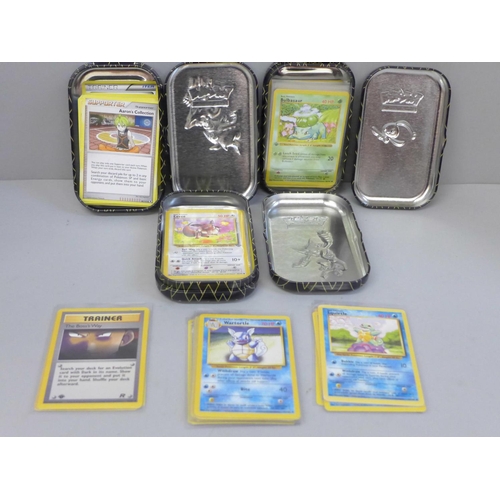 661 - Pokemon cards: 1st edition, current including shiny and full art