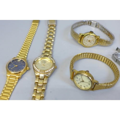 667 - A collection of lady's wristwatches