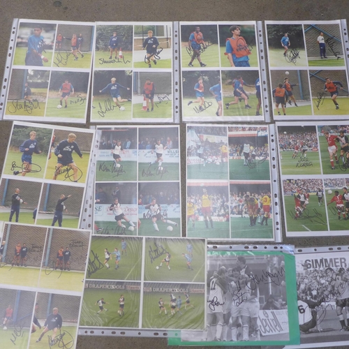 685 - 1990's Derby County FC photographs, 227 in total with 142 signed