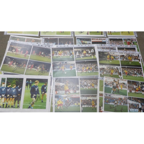 685 - 1990's Derby County FC photographs, 227 in total with 142 signed