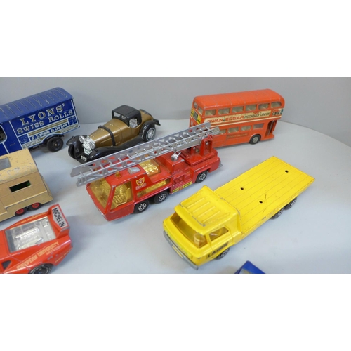 699 - A collection of Corgi, Dinky and Matchbox die-cast model vehicles