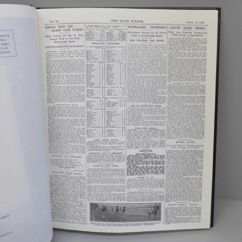 707 - One volume; Nottingham Forest, A History From 1908 (various collections of newspaper clippings)