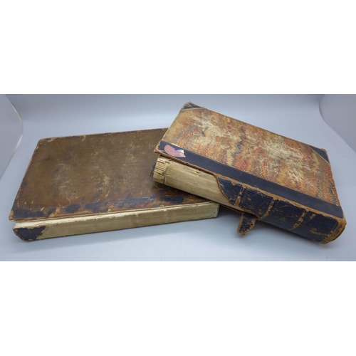 726B - Two volumes: Latter Day Pamphlets 1850 and The Works of Cornelius Tacitus 1811