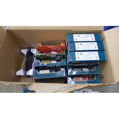 737 - Approximately twenty boxed model vehicles, mainly Corgi