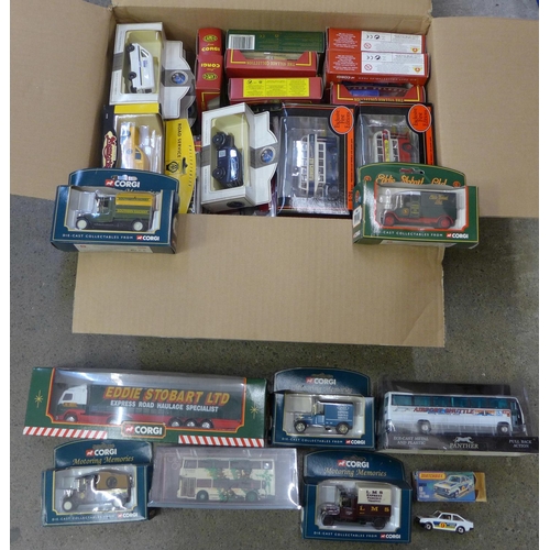 741 - A collection of die-cast model vehicles including Corgi