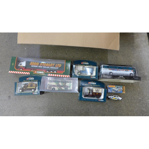 741 - A collection of die-cast model vehicles including Corgi