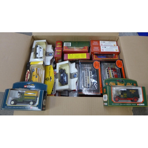 741 - A collection of die-cast model vehicles including Corgi