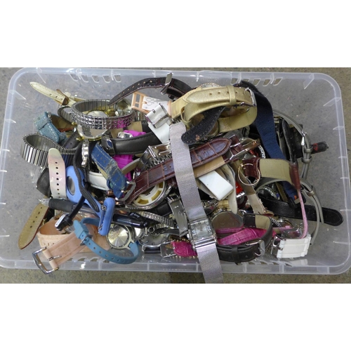 743 - A box of fashion wristwatches