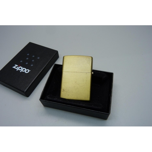 869 - A Zippo motorcycle lighter, boxed