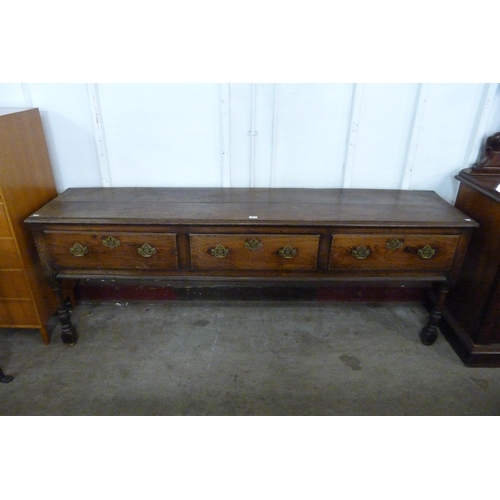 148 - A George II oak dresser