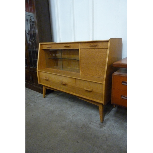 15 - A G-Plan Brandon oak highboard