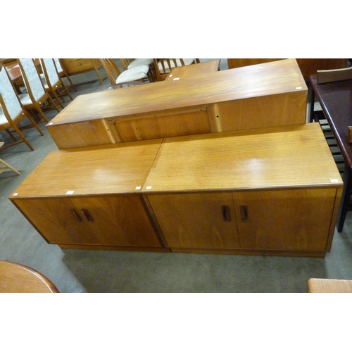 34 - A pair of G-Plan Fresco teak cabinets