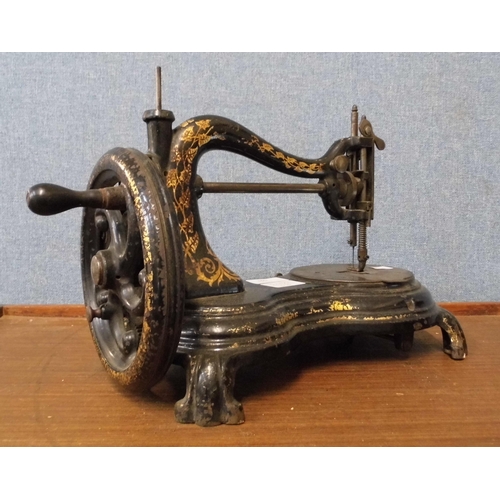 340 - A 19th Century cast iron sewing machine