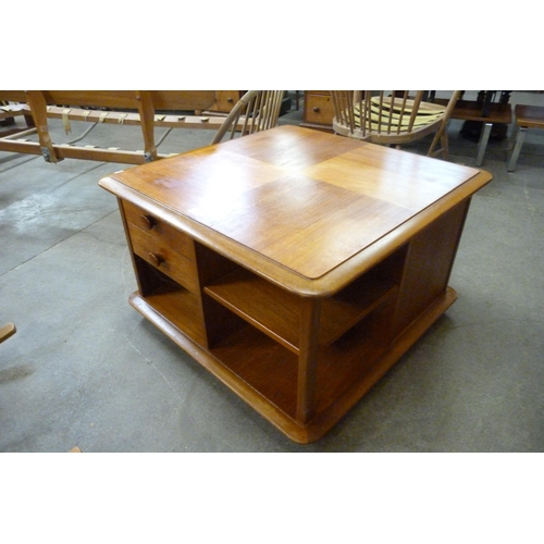 58 - A Nathan Pandora's Box teak coffee table