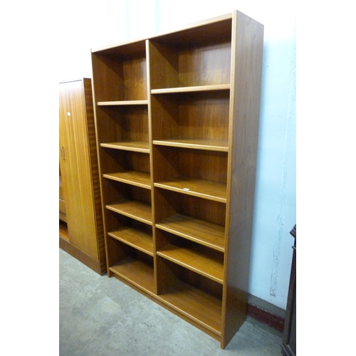 61 - A Danish teak open bookcase