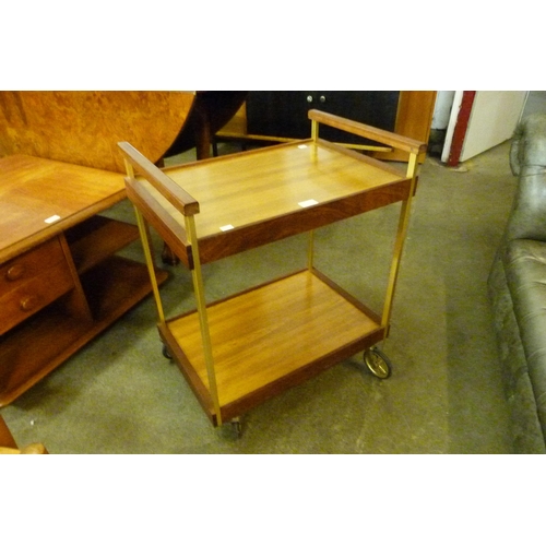 70 - A teak trolley