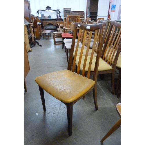 76 - Ten G-Plan Fresco teak dining chairs