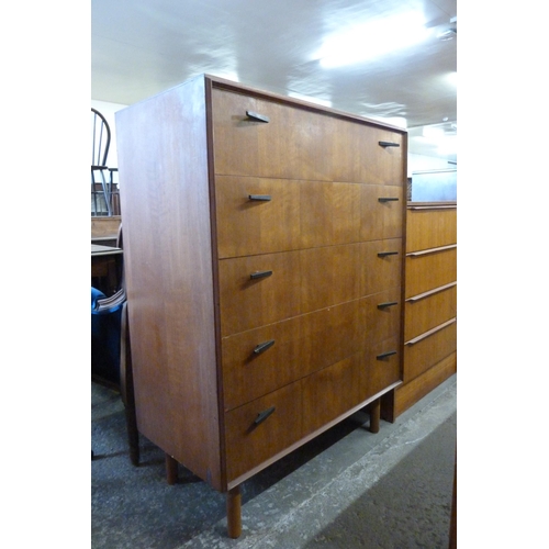 90 - A Danish teak chest of drawers