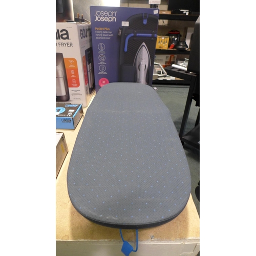 3047 - Joseph Joseph Pocket Plus Folding Blue Iron Board (293-240) * This lot is subject to VAT