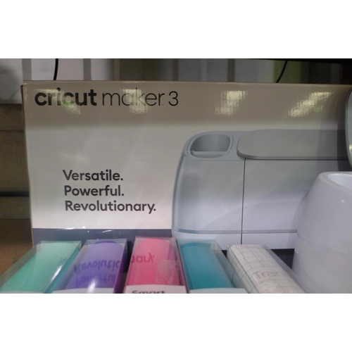 3078 - Cricut Maker 3 & Bundle Tool Set, original RRP £319.99 + VAT (293-132) * This lot is subject to VAT