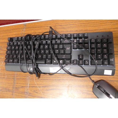 3082 - Msi Gaming Vigor GK30 Combo Keyboard & Mouse   (293-184) * This lot is subject to VAT