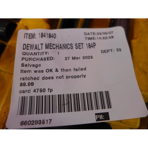 3095 - Dewalt Mechanics Set (293-280) * This lot is subject to VAT