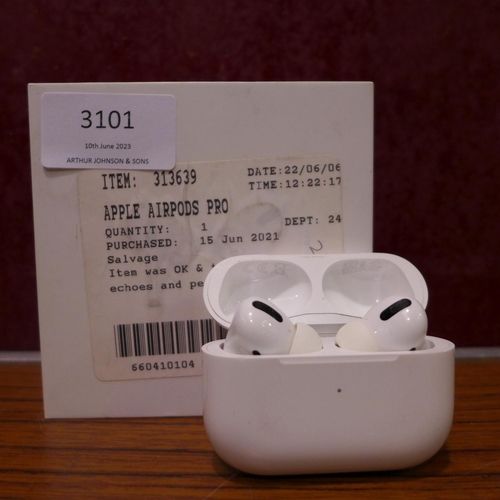 3101 - Apple Airpods Pro (model no.:- MWP22ZM/A), original RRP £189.99 + VAT