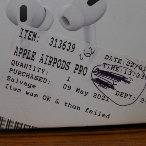 3102 - Apple Airpods Pro (model no.:- MWP22ZM/A), original RRP £189.99 + VAT