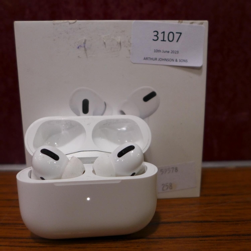 3107 - Apple Airpods Pro (model no.:- MWP22ZM/A), original RRP £189.99 + VAT, (258-169)   * This lot is sub... 