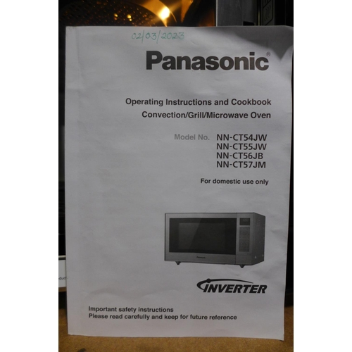 3154 - Panasonic Combi Microwave (model:- NN-CT56JBBPQ), original RRP £164.99 + VAT (293-68) * This lot is ... 