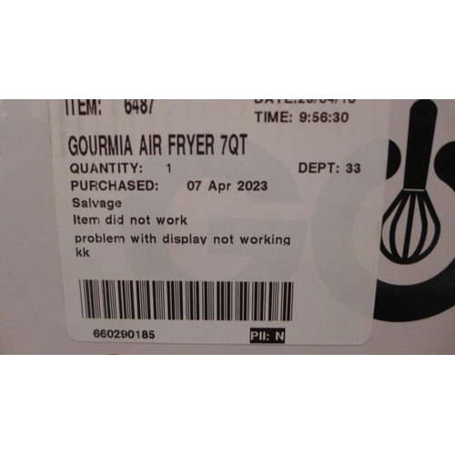 3157 - Gourmia Air Fryer (7QT)     (293-57) * This lot is subject to VAT