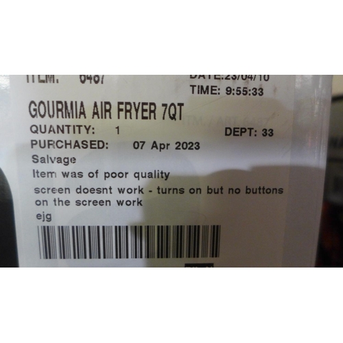 3159 - Gourmia Air Fryer (7QT)     (293-55) * This lot is subject to VAT