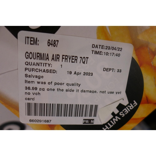 3190 - Gourmia Air Fryer (7QT)     (293-172) * This lot is subject to VAT