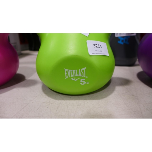 3214 - Everlast 16kg Kettlebell Set  (293-352) * This lot is subject to VAT