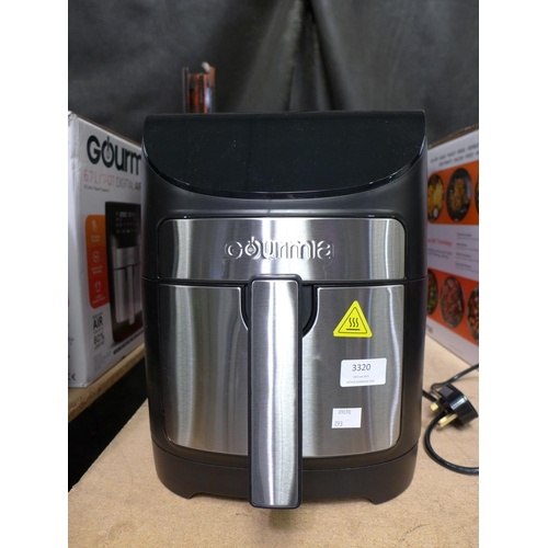 3320 - Gourmia Air Fryer (7QT)     (293-251) * This lot is subject to VAT