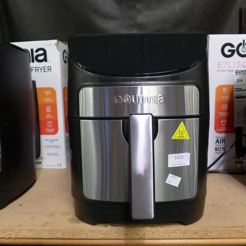 3322 - Gourmia Air Fryer (7QT)     (293-253) * This lot is subject to VAT