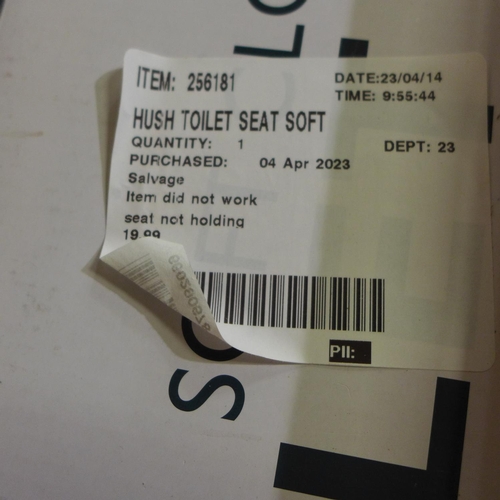 3339 - Hush Soft Close Toilet Seat (293-89) * This lot is subject to VAT