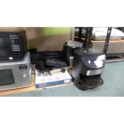 3341 - Scrap Lot - inc; Gourmia Air Fryers, Panasonic microwaves, Hush toilet seat & Tefal Induction Hob et... 