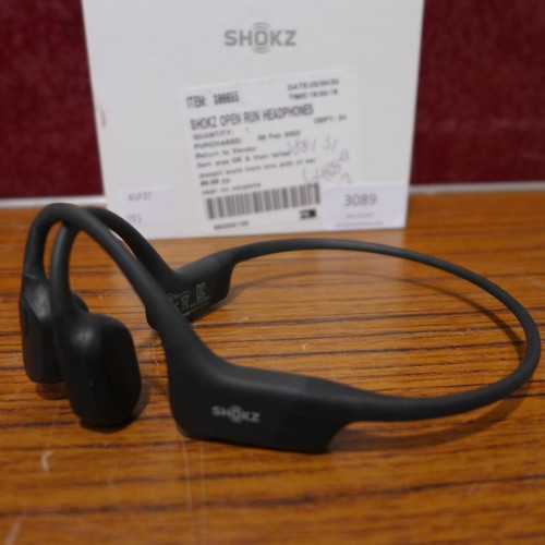 3089 - Shokz Bone Conducting Open Run Headphones (293-212) * This lot is subject to VAT