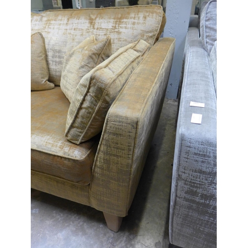 1412 - A pair of Barker And Stonehouse gold love seats