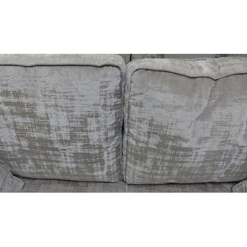 1413 - A Barker And Stonehouse aluminium three seater sofa