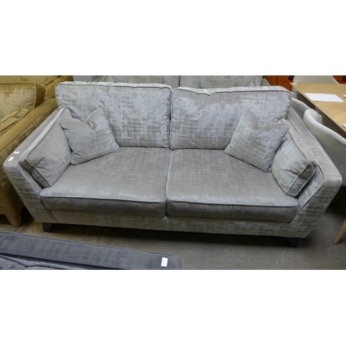 1414 - A Barker And Stonehouse aluminium three seater sofa