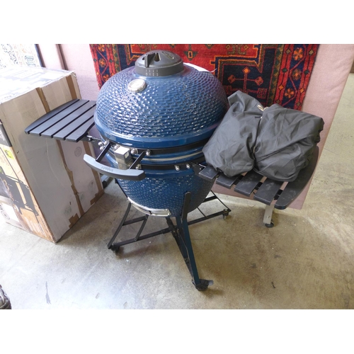 1529 - 24  Kamado Grill Blue  Including Cover, Original RRP £666.66 + vat  (4167-3)   * This lot is subject... 