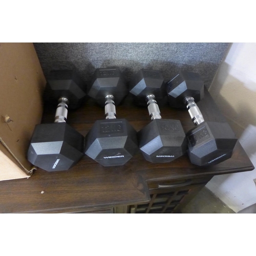 1548 - Weider Dumbell Kit W/Rack, Original RRP £316.66 + vat  (4167-40)   * This lot is subject to vat