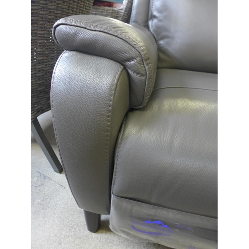 1556 - Barrett 3 Seat Leather Power Reclining Sofa, Original RRP £1333.33 + vat  (4167-9)   * This lot is s... 