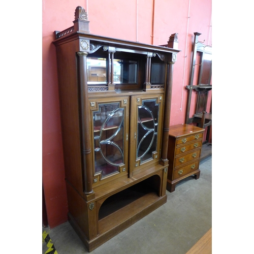 105 - A 19th Century French mahogany side cabinet